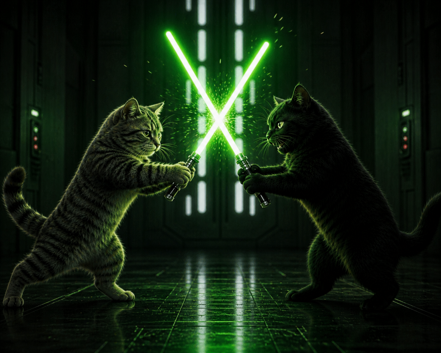 Green Cat Logo Friday